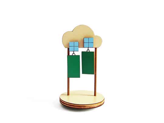 In the middle of the street earrings