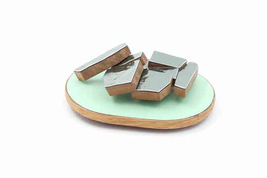 Out Of - Green brooch