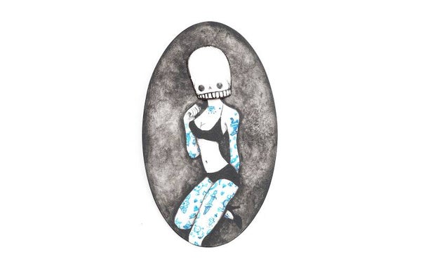 La muerte sexi brooch (The sexy death)