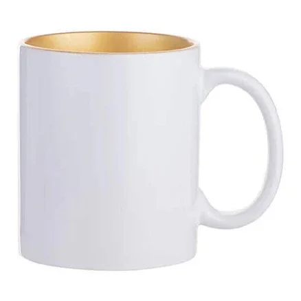 Mok met gouden binnenkant bedrukken