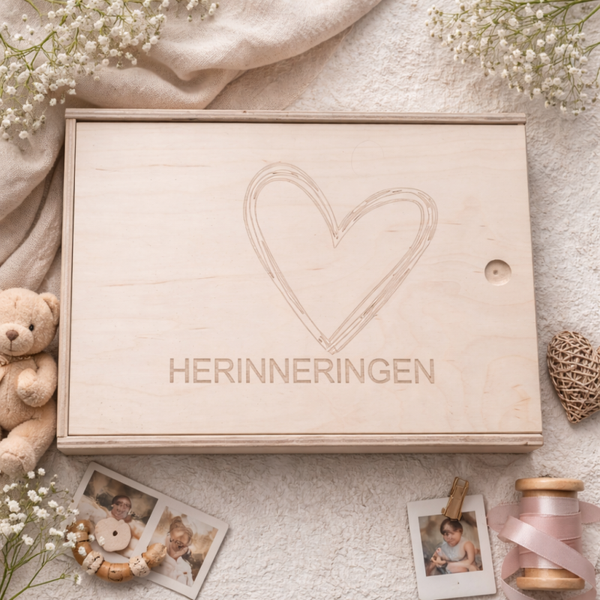 Herinneringen Box met schuifdeksel