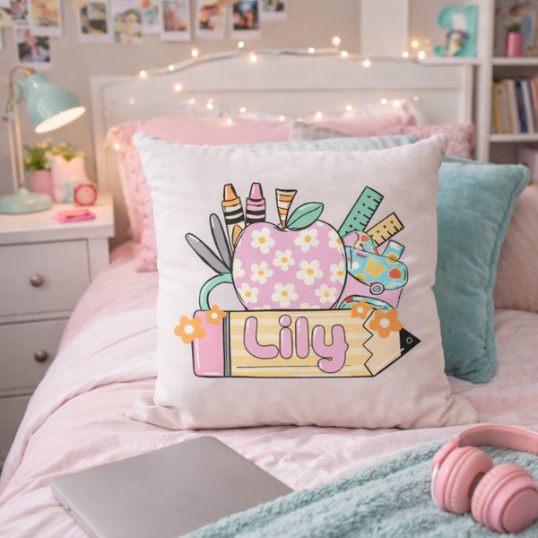 Kussen bedrukken met eigen naam