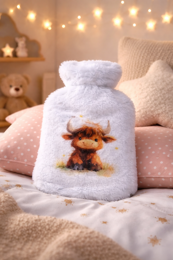 Kinderkruik met zachte knuffelhoes