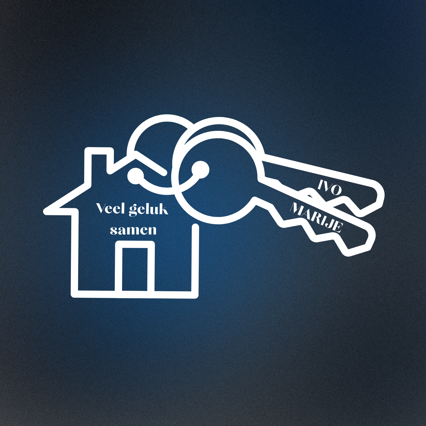 Nieuwe woning met namen