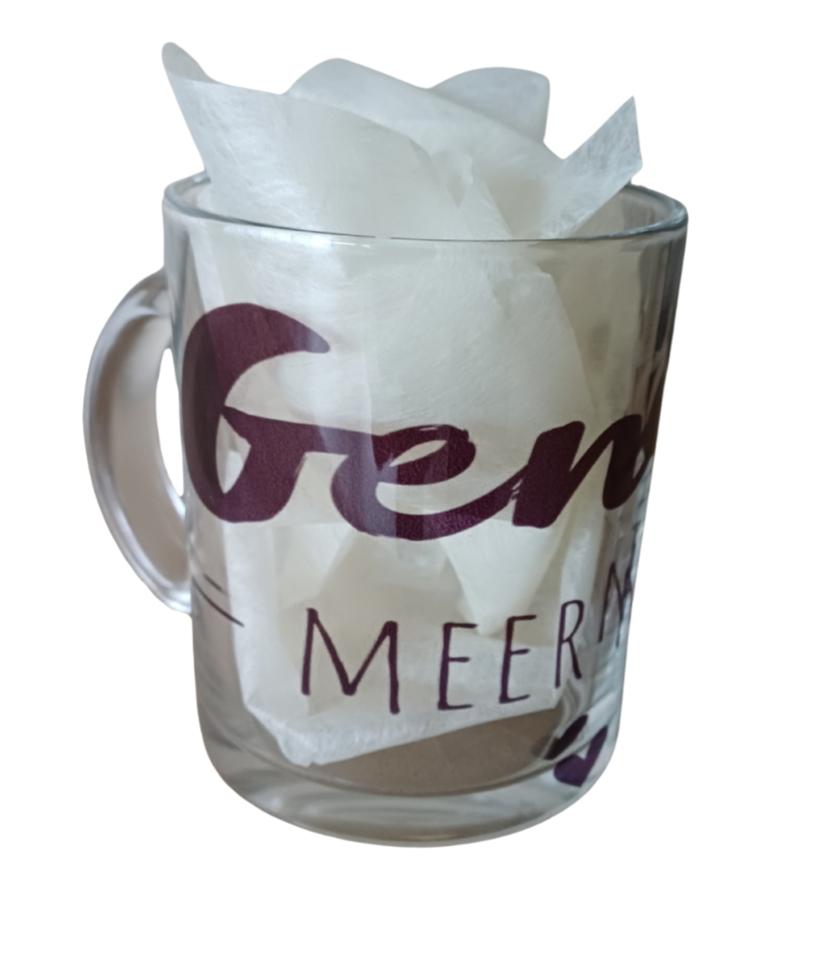 Theeglas Geniet meer niet