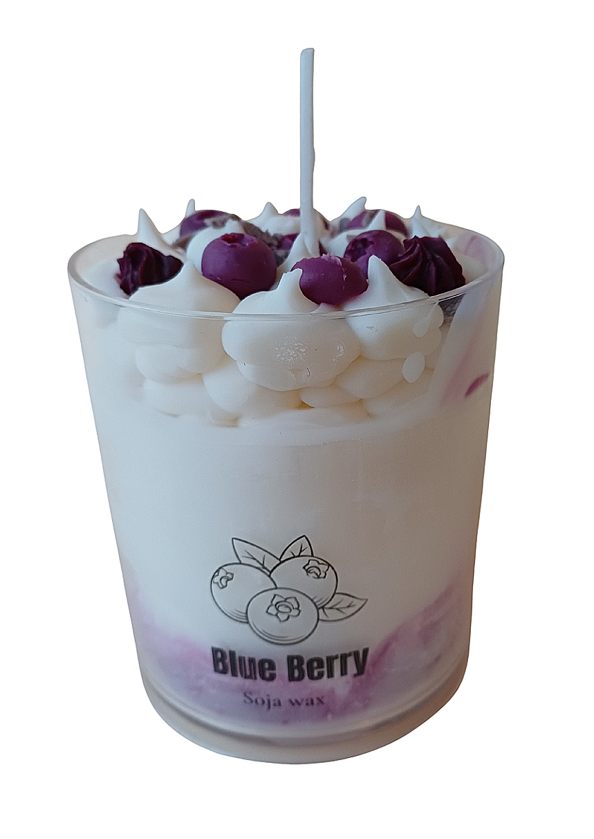 Blue berry yoghurt