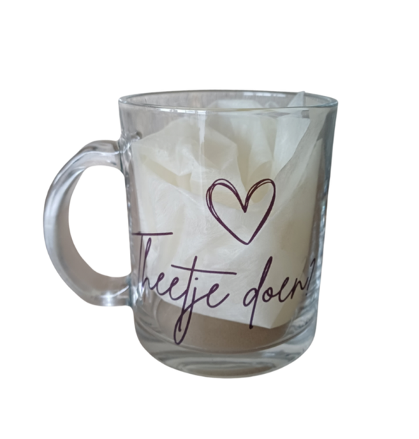 Theeglas Theetje doen