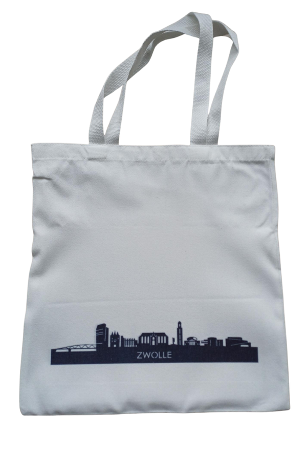 canvastas met de skyline van Zwolle