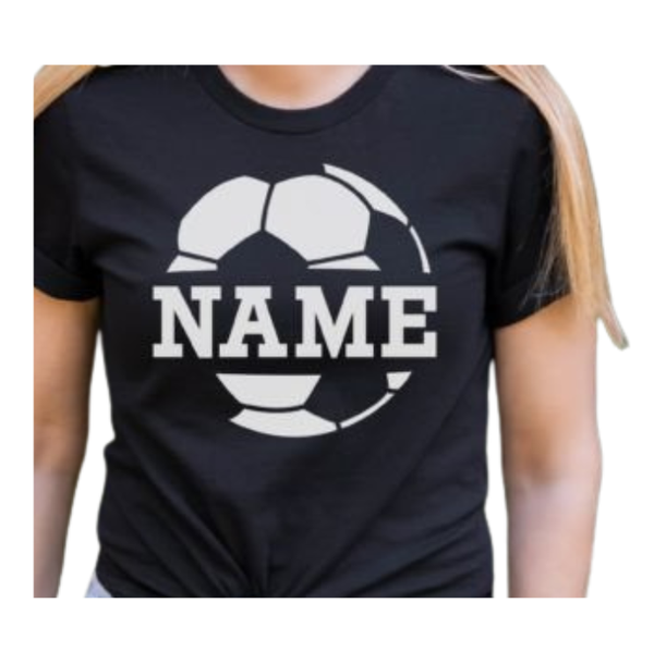 T shirt voetbal met eigen naam
