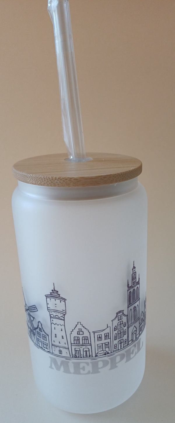 Glazen drinkbeker Meppel