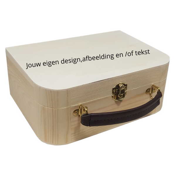 Houten koffertje graveren