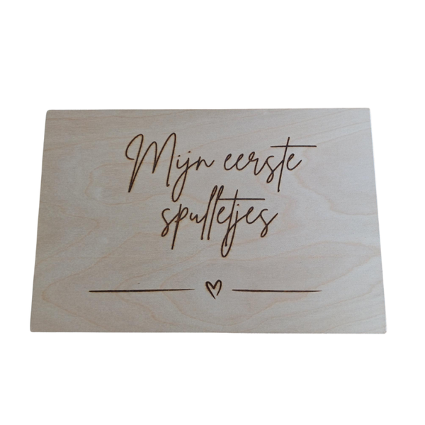 Mijn eerste spulletjes