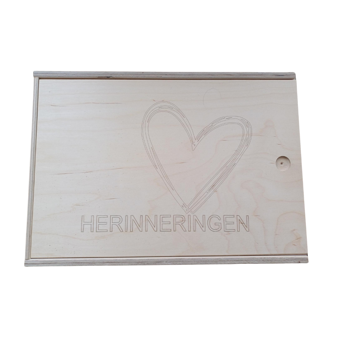 Herinneringen Box met schuifdeksel