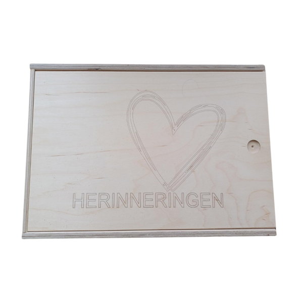 Herinneringen Box met schuifdeksel