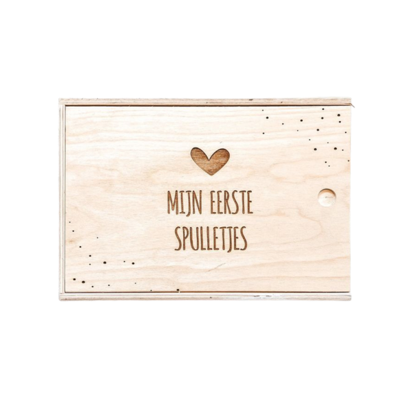 Opberg box met schuifdeksel graveren