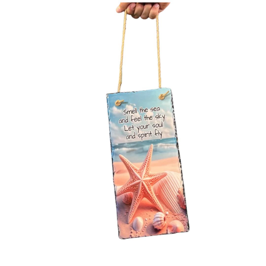 Leisteen hanger bedrukken