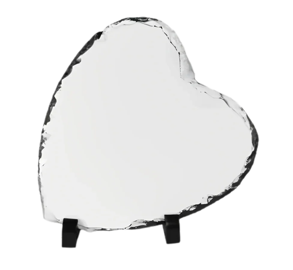 Leisteen hart bedrukken