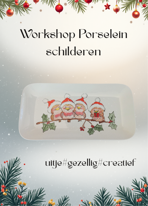 Serveerschaal schilderen