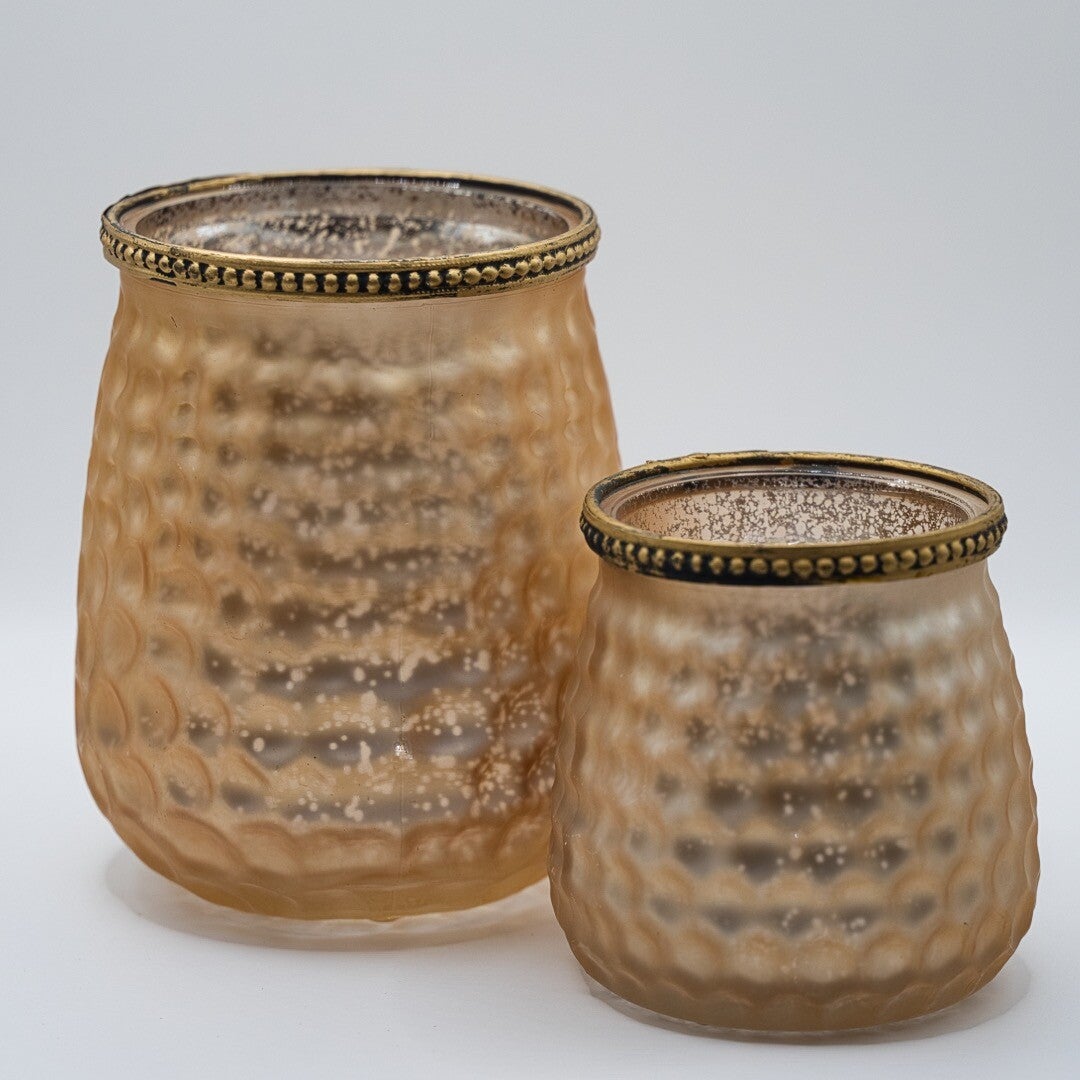 Waxine lichthouder paarel