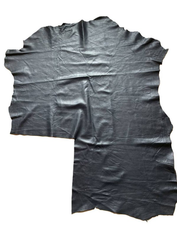 Zwarte leder vellen