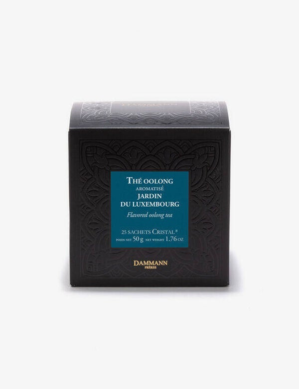 BOITE THE OOLONG - SACHETS CRISTAL - JARDIN DU LUXEMBOURG - DAMMANN FRERES