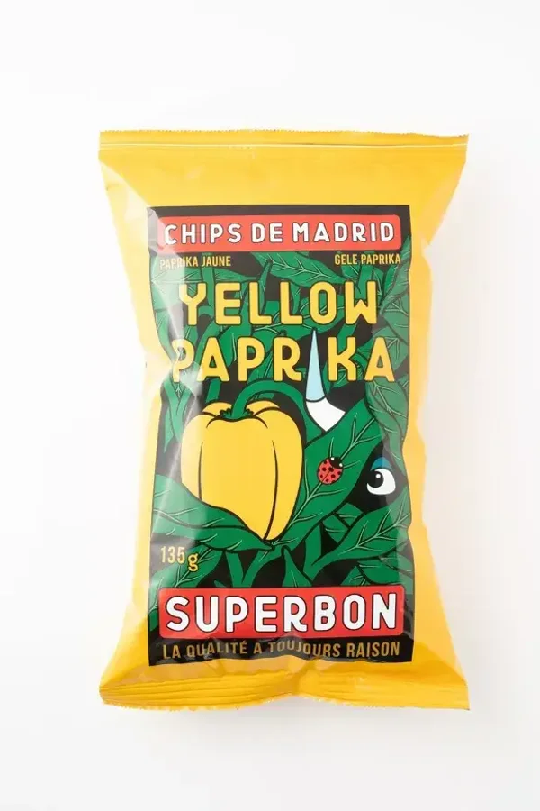 Chips Paprika Jaune 135g - Superbon