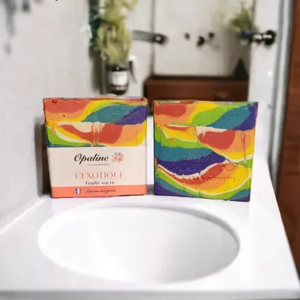 Savon artisanal L'Exotique  OPALINE LA SAVONNERIE