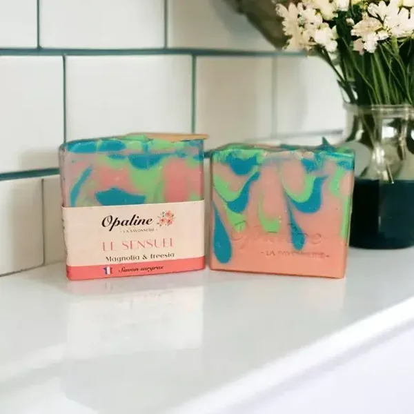 Savon artisanal Le Sensuel  -  OPALINE LA SAVONNERIE