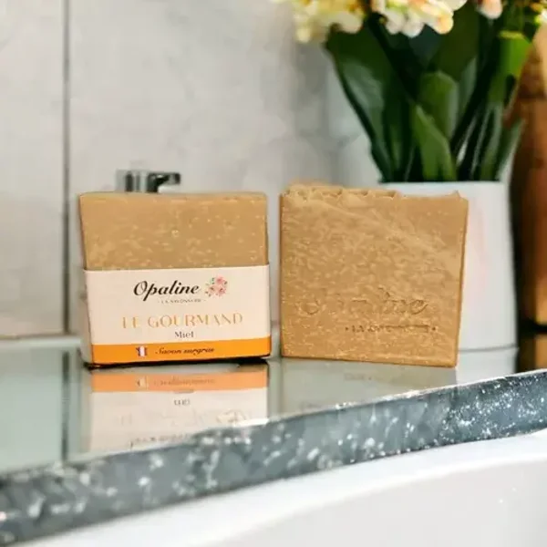 Savon artisanal Le Gourmand - OPALINE LA SAVONNERIE