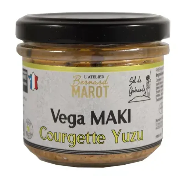 Tartinable vega maki courgette yuzu - 100 g - l'atelier Bernard Marot