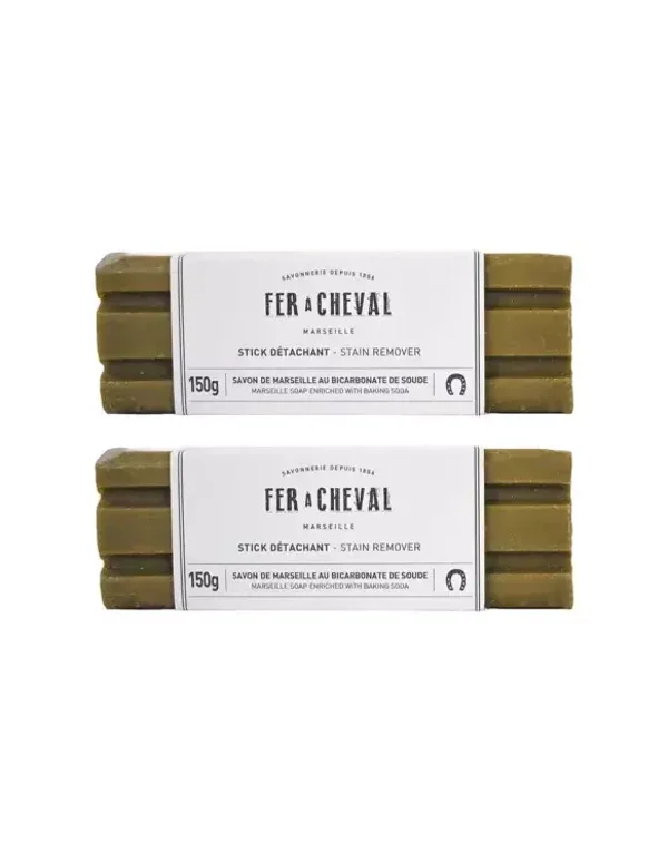 Stick détachant - savon de Marseille et bicarbonate de soude- savonnerie fer à cheval