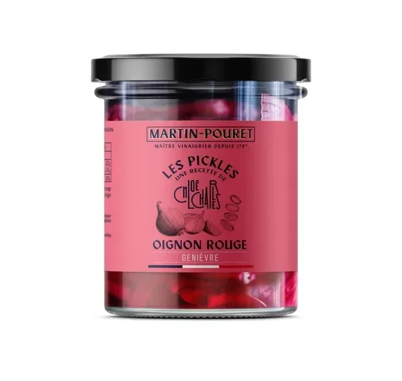 Les pickles Oignons Rouge - 80 g - Martin Pouret