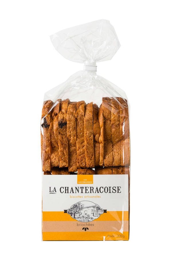 BISCOTTES GOURMANDES BRIOCHEES 300G - LA CHANTERACOISE