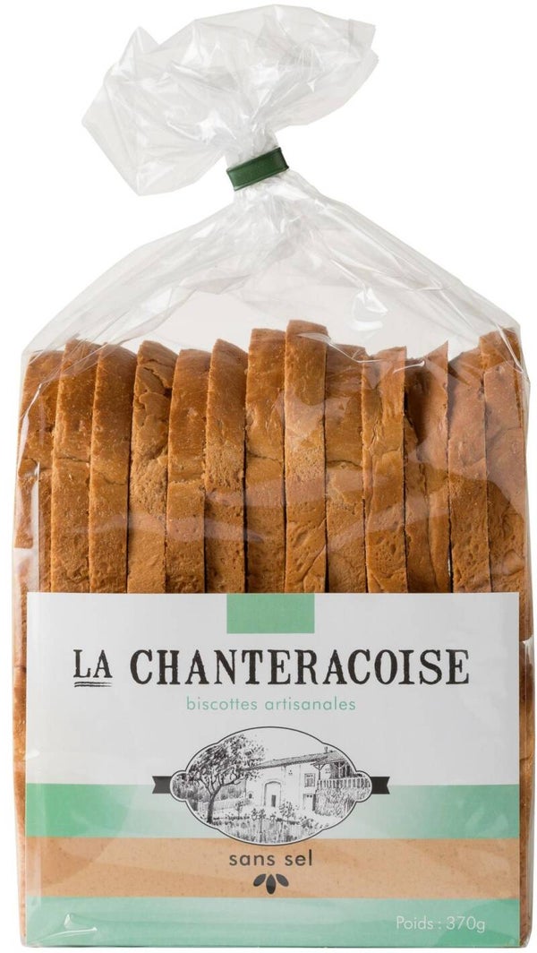 Biscottes sans sel - Marque La chanteracoise