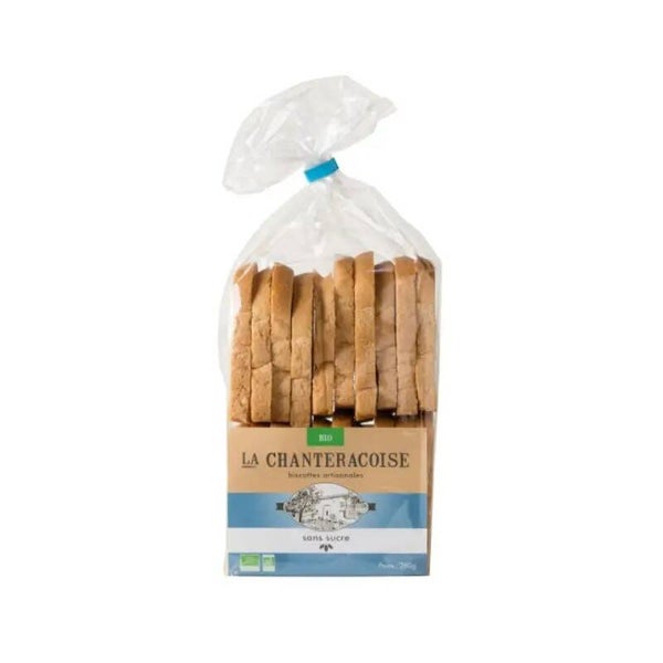 Biscottes sans sucre ajouté bio 280g – Chanteracoise