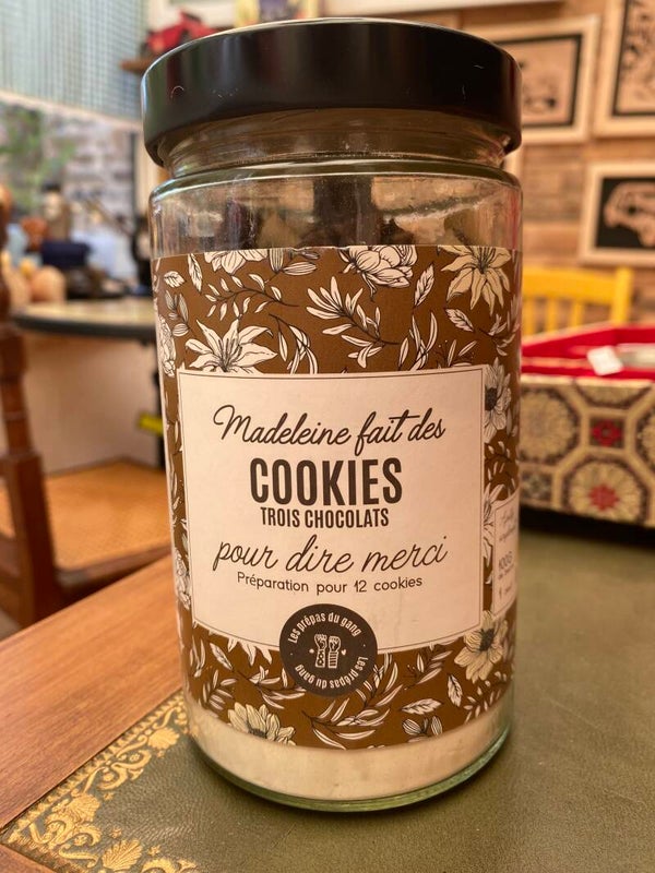 Cookies Trois chocolats "Pour dire merci " - Le gang des madeleines" - Vendée