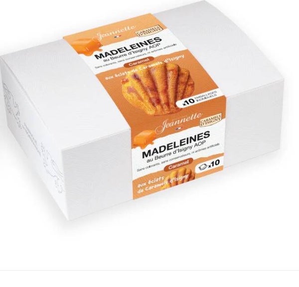 Madeleines caramel - 250 g - Biscuiterie Jeannette 1850