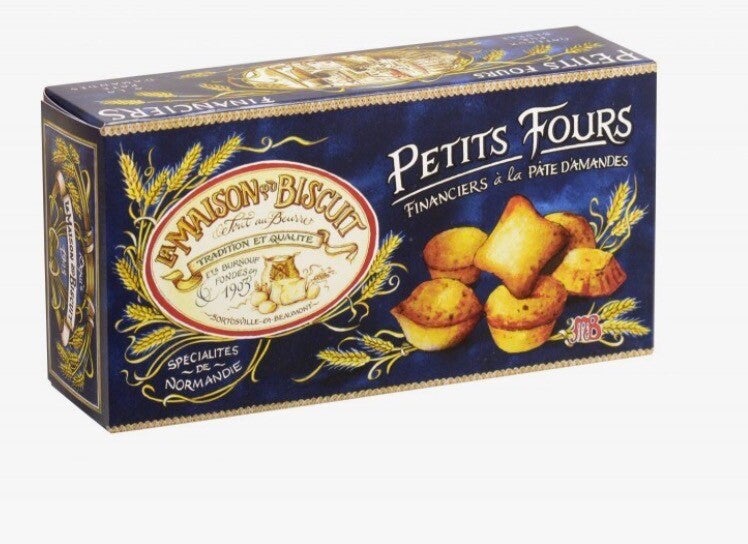 Etui de Petits fours financiers 200g - MAISON DU BISCUIT Normandie