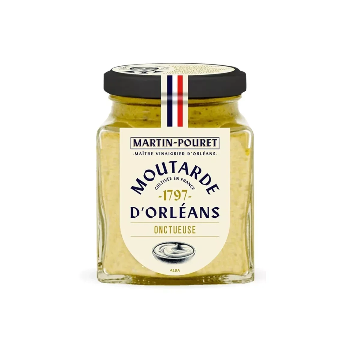 moutarde onctueuse - 200 g- Martin Pouret