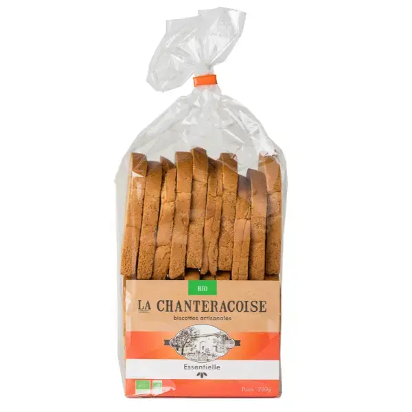 Biscottes authentique Bio 280 g - La chanteracoise