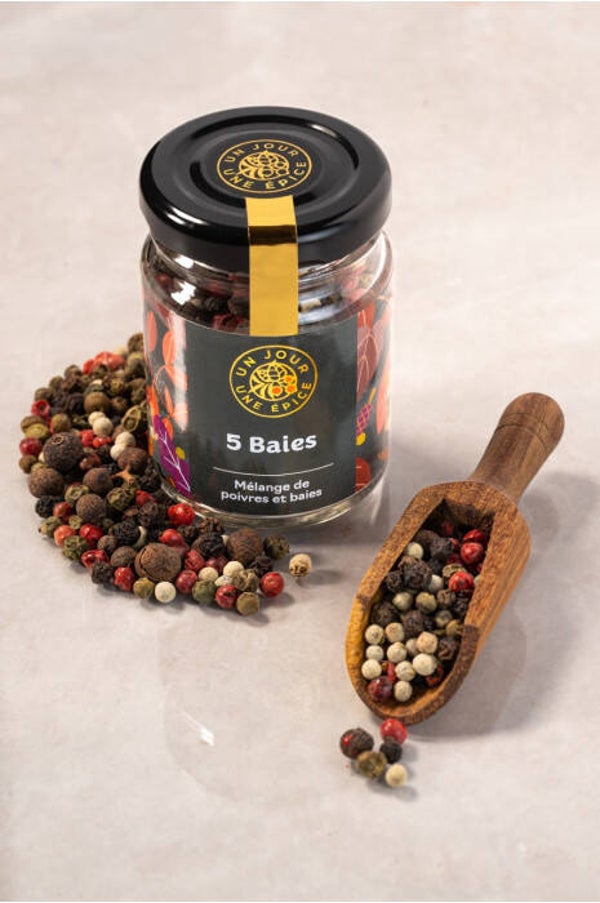 Pot 5 baies - 50 g - un jour une épice
