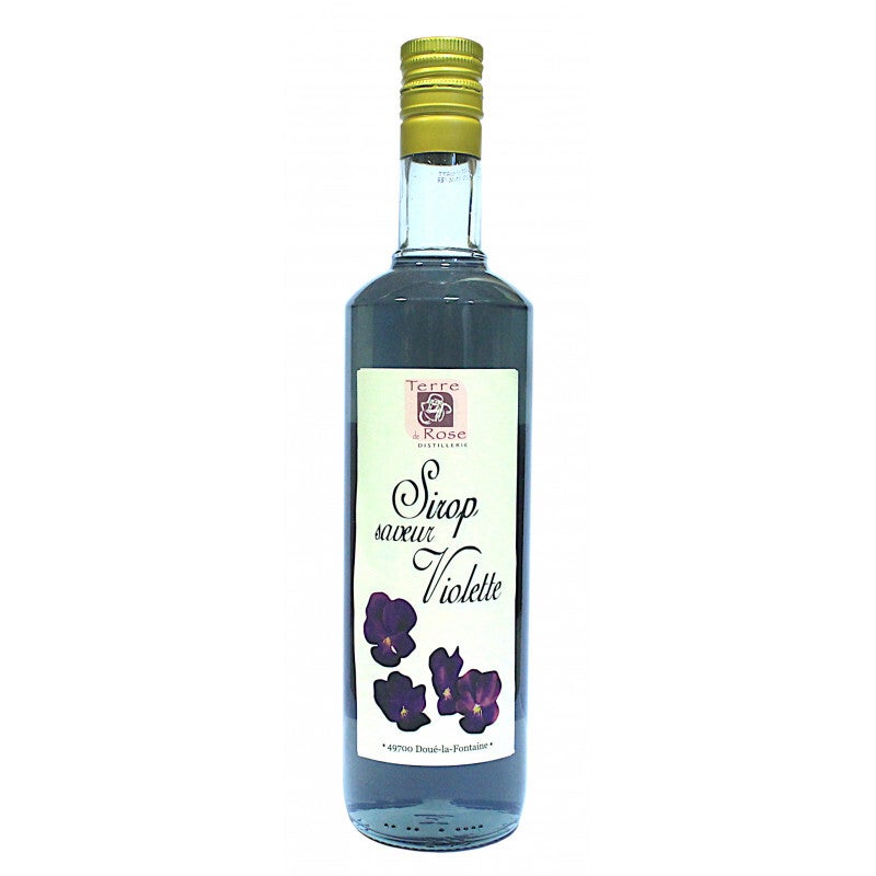 Sirop de violette - 70 cl  - Terre de rose