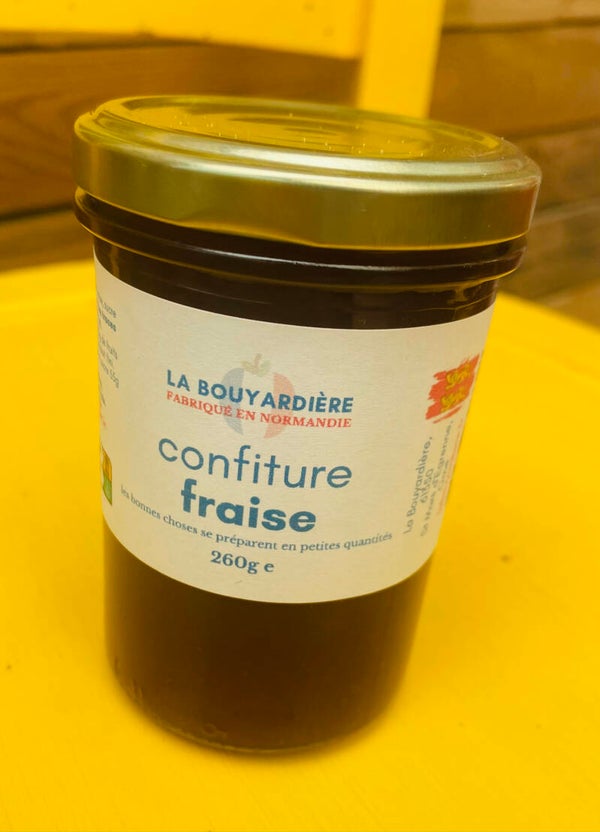 Confiture de fraise - 260 g _ Artisan confiturier La bouyardiere