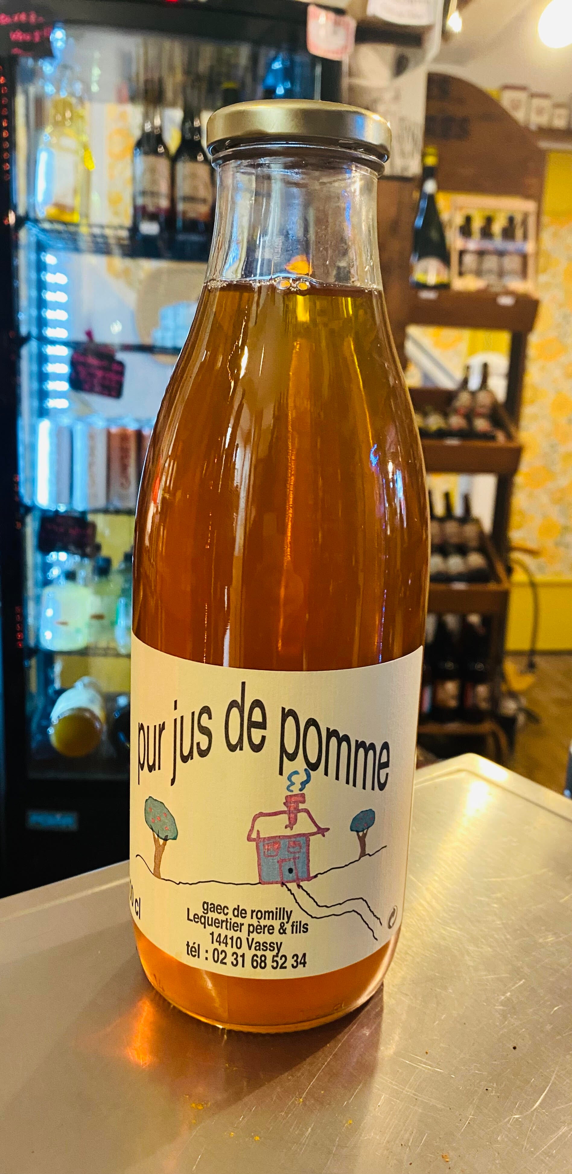 Jus de pomme - 100 cl- Ferme Romilly - Vassy en Normandie