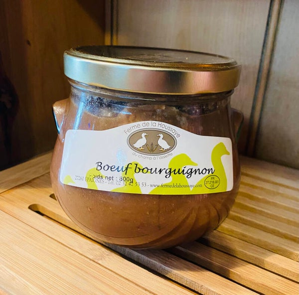 Boeuf bourguignon - 800 g - La Ferme de la Houssaye - Normandie