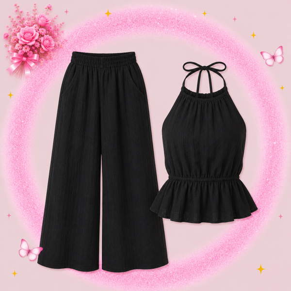 Linnen Halter Set
