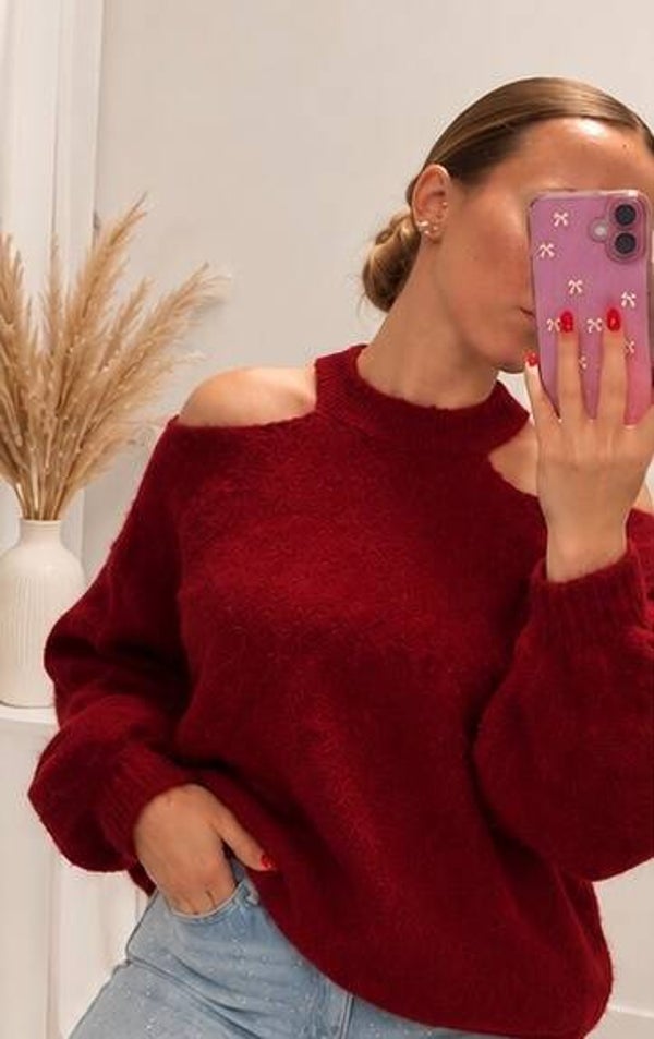 2 off shoulder trui