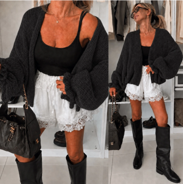 🤎 Grofgebreid wollen vest