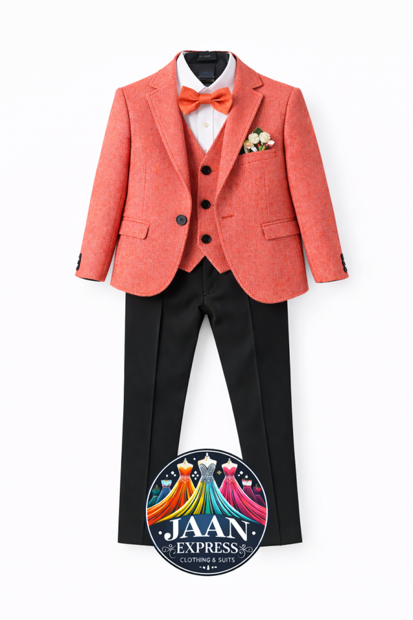 Jungen Anzug 1–7 Jahre | 4-teilig | Hochzeit, Taufe & Feier