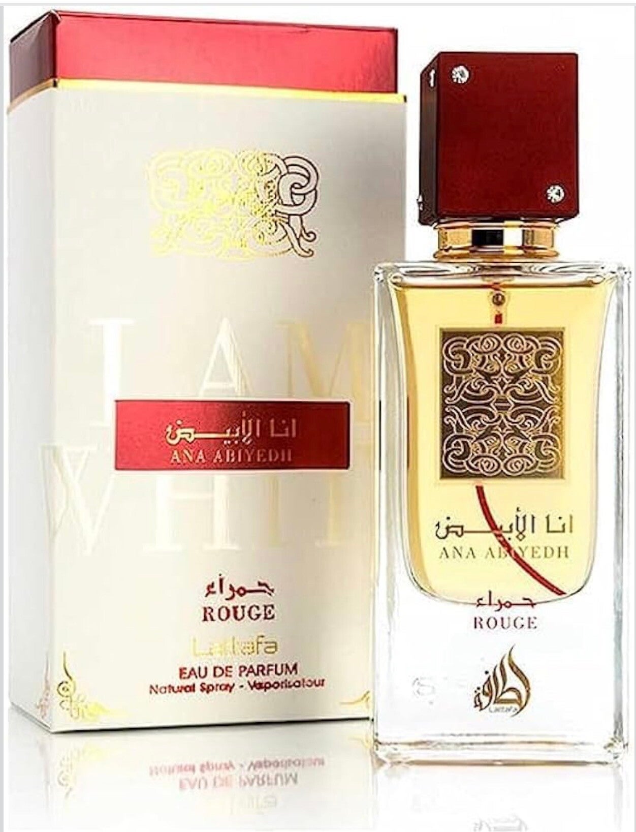 Ana Abiyedh Rouge (I am White) Oud Arabian Perfume EDP 60 ml Parfüm Attar Ul Arabia Herren Damen Unisex